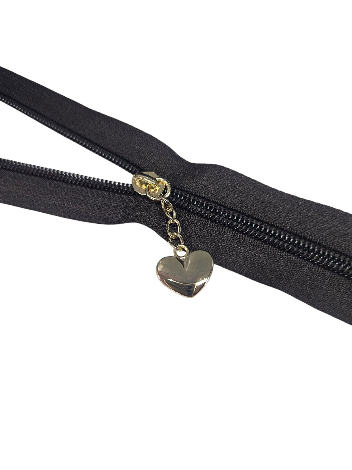Schuiver voor nylon rits Hart